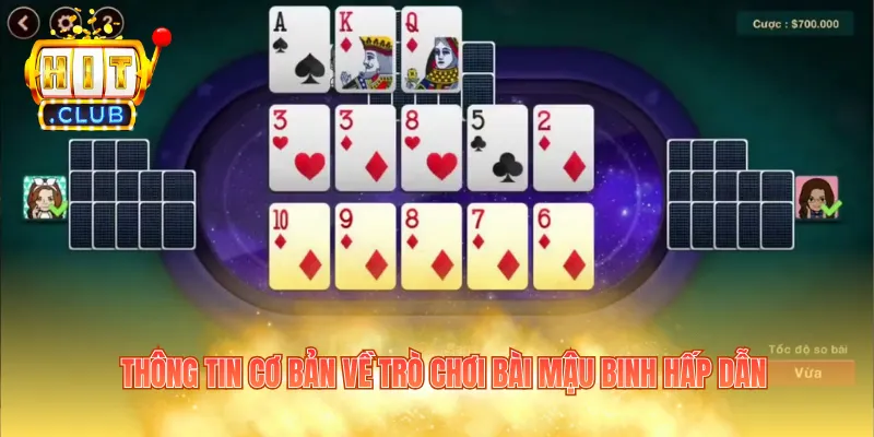Thông tin cơ bản về trò chơi bài Mậu Binh hấp dẫn